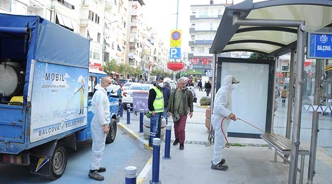 Balçova'da Koronavirüs tedbirleri