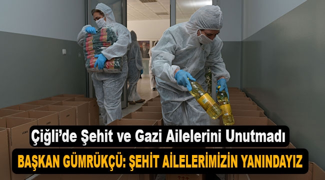  Başkan Utku Gümrükçü, Şehit ve Gazi Ailelerini Unutmadı