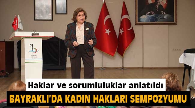 Bayraklı'da 'Kadın hakları' semineri