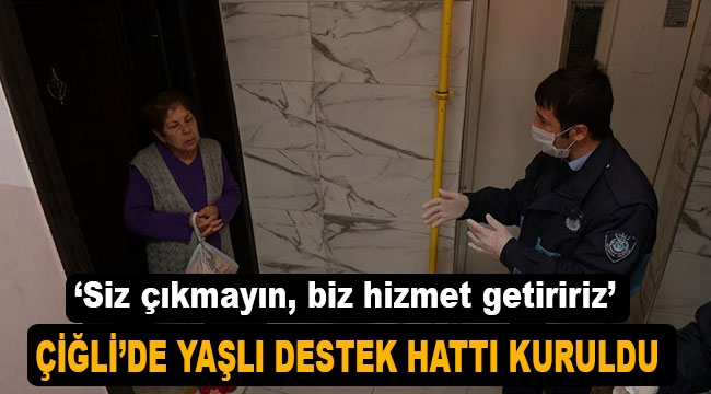 Çiğli'de Yaşlıların ihtiyaçlarını belediye karşılıyor