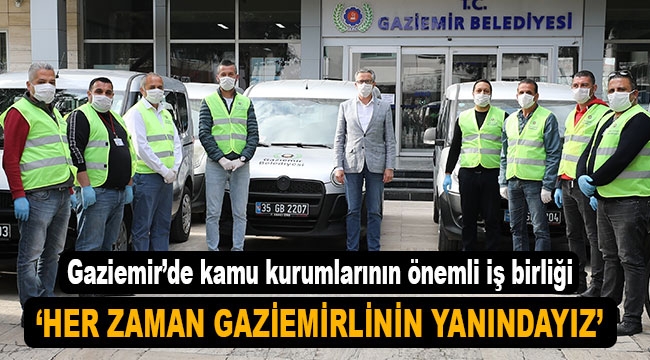 Gaziemir'de kamu kurumlarının önemli iş birliği