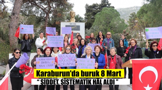 Karaburun'da buruk 8 Mart