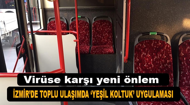 Toplu taşımada 'yeşil koltuk' dmnemi