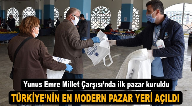 Türkiye'nin en modern kapalı pazaryeri açıldı