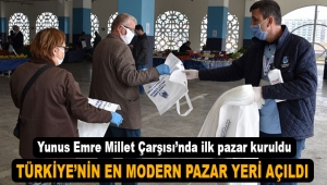 Türkiye'nin en modern kapalı pazaryeri açıldı