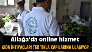 Aliağa'da online gıda hizmeti