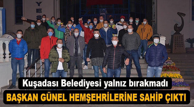 Başkan Günel, hemşehrilerine sahip çıktı