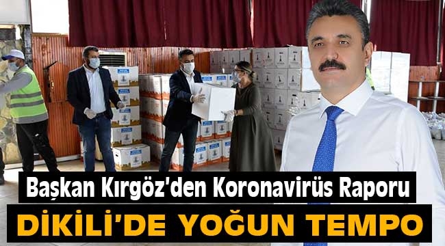 Başkan Kırgöz'den Koronavirüs Raporu