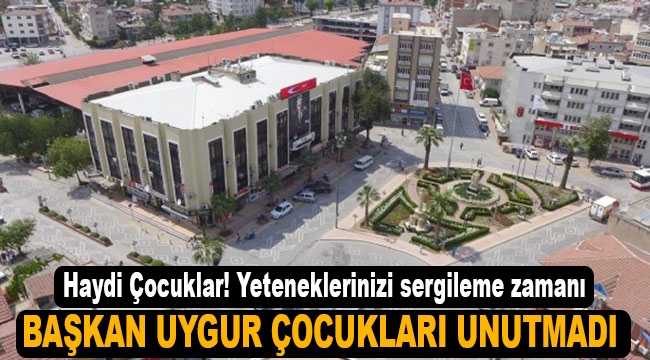 Başkan Uygur çocukları unutmadı