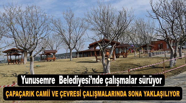 Çapaçarık Camii ve çevresinde çalışmalar sona yaklaştı