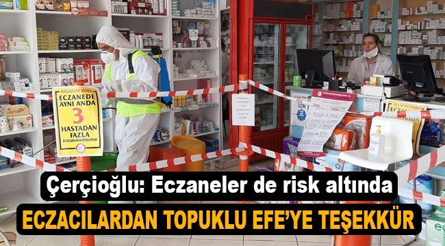 Eczacılardan Topuklu Efe'ye Teşekkür