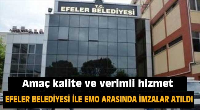 Efeler Belediyesi ile Elektrik Mühendisleri Odası Arasında İmzalar Atıldı