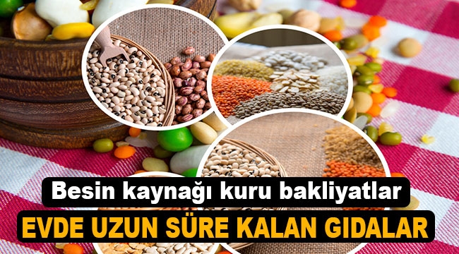 Evde uzun süre saklanabilen gıdalar