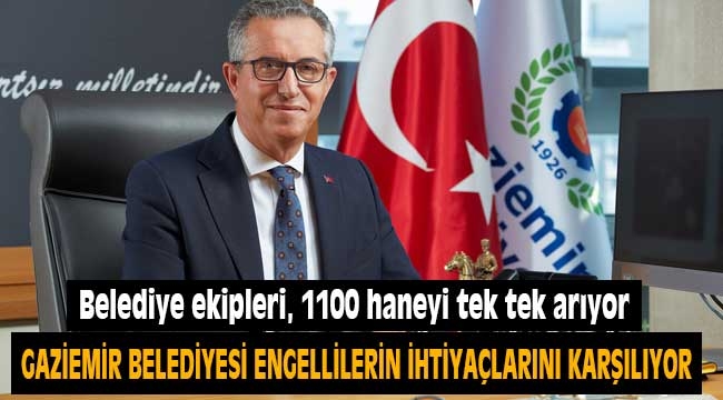 Gaziemir Belediyesi, engelli bireylerin ihtiyaçlarını karşılıyor