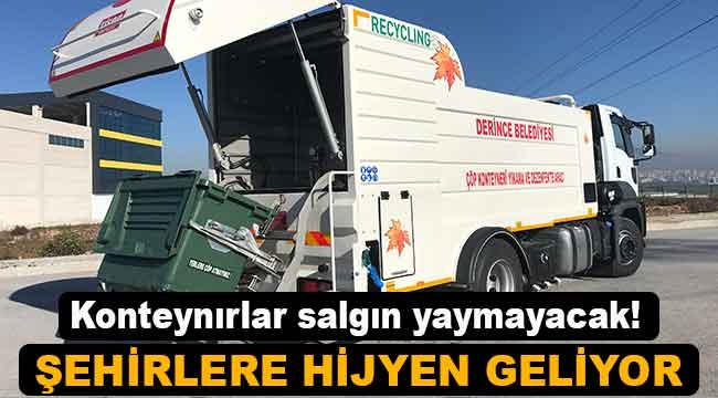 Geliştirilen araçla şehirlere hijyen geliyor