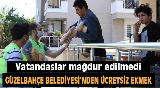 Güzelbahçe Belediyesi'nden 13 bin ücretsiz ekmek