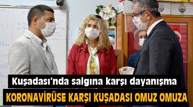 Koronavirüse karşı omuz omuza