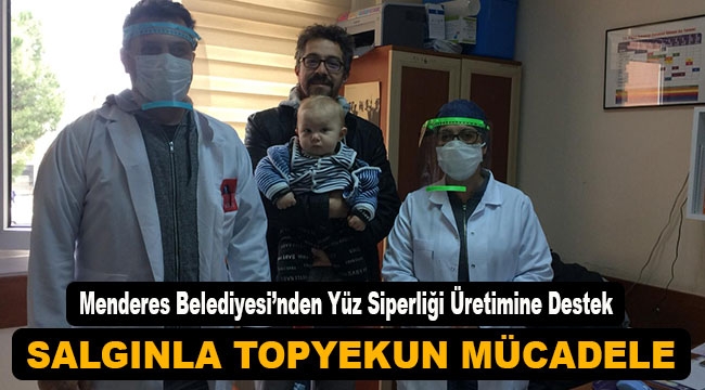 Menderes Belediyesi'nden Yüz Siperliği Üretimine Destek