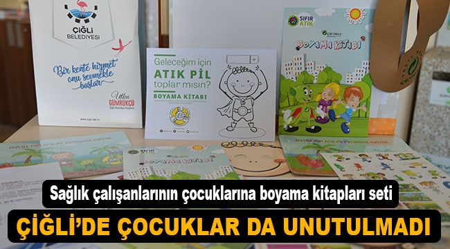 Sağlık çalışanlarının çocuklarına boyama kitapları seti