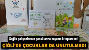 Sağlık çalışanlarının çocuklarına boyama kitapları seti