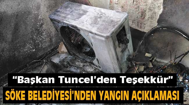 Söke Belediyesi'nden Güvenlik Görevlileri ve Aydın BŞB İtfaiyesi'ne Teşekkür 