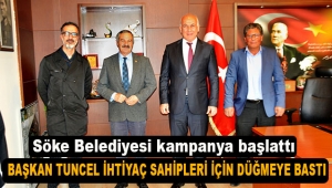   Söke Belediyesi yardıma muhtaç vatandaşlar İçin kampanya başlattı