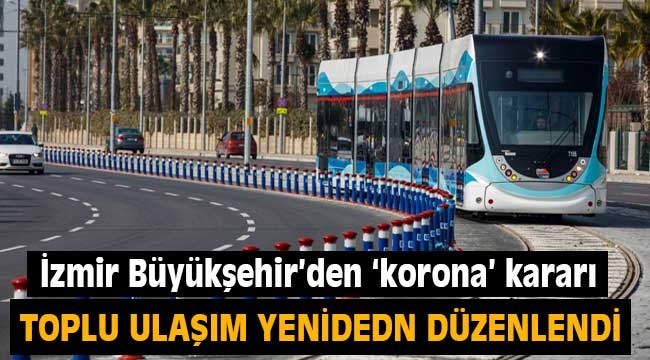 Toplu ulaşıma salgın düzenlemesi