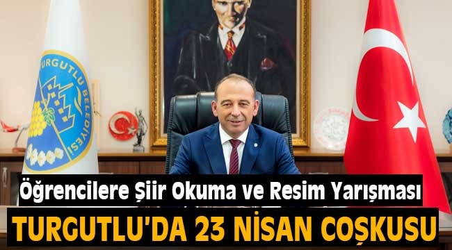 Turgutlu Belediyesinden Öğrencilere Şiir Okuma ve Resim Yarışması