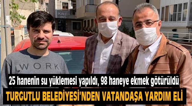 Turgutlu Belediyesinden Vatandaşlara Yardım Eli