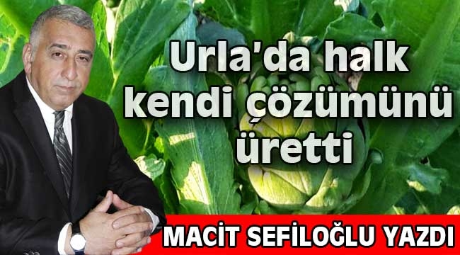 Urla'da halk kendi çözümünü üretti