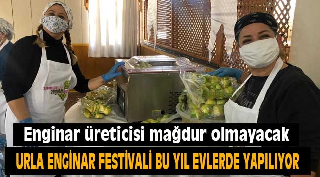 Urla Enginar Festivali bu yıl evlerde yapılıyor 