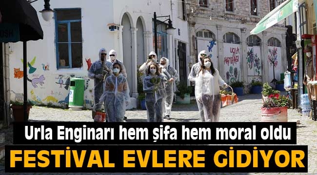 Urla Enginarı hem şifa hem moral oldu