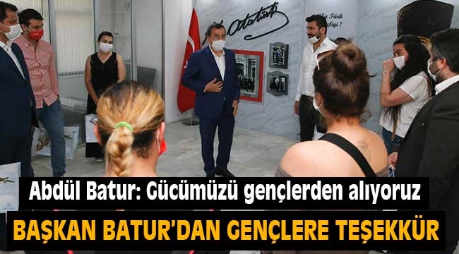 Abdül Batur: Gücümüzü gençlerden alıyoruz