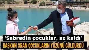 Başkan Oran çocukların yüzünü güldürdü