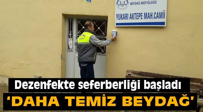 Berydağ'da dezenfekte seferberliği başlattı