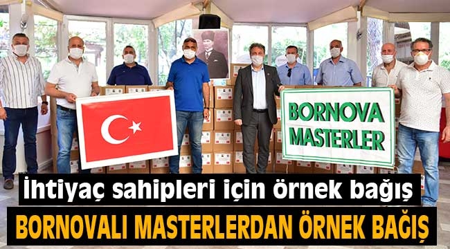 Bornovalı masterlerdan örnek bağış