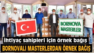 Bornovalı masterlerdan örnek bağış