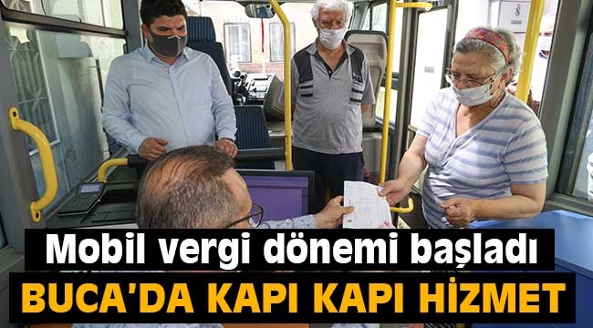 Buca'da mobil vergi dönemi başladı 