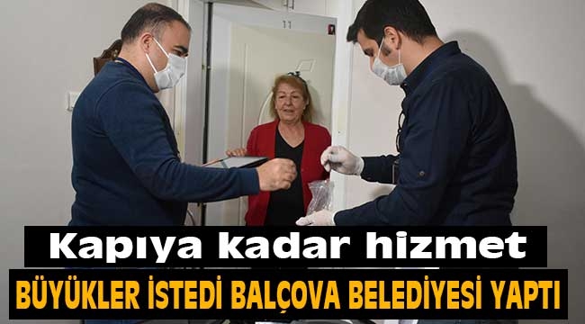 Büyükler istedi Balçova Belediyesi yaptı