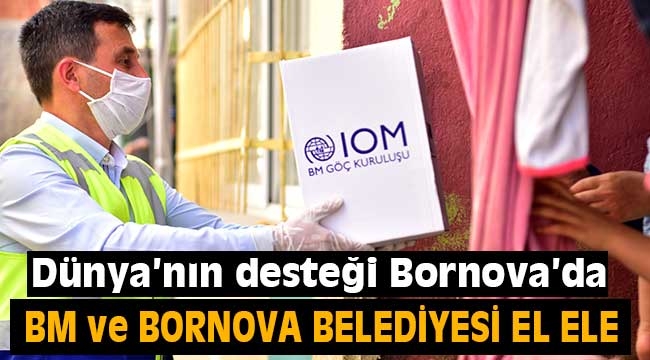 Dünya'nın desteği Bornova'da