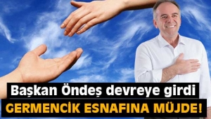 Germencik'te salgından etkilenen esnafa nakit desteği