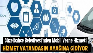 Güzelbahçe Belediyesi'nden Mobil Vezne Hizmeti