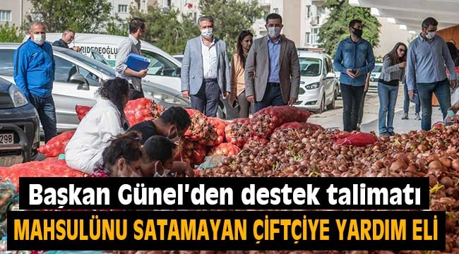 Mahsulünü satamayan çiftçiye Kuşadası'ndan yardım eli