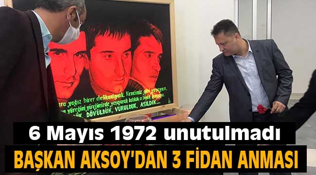 Menemen Belediye Başkanı Serdar Aksoy'dan 3 Fidan anması