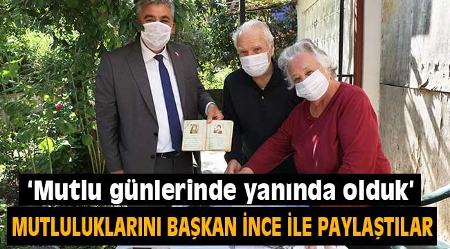 Mutluluklarını Başkanla Paylaştılar