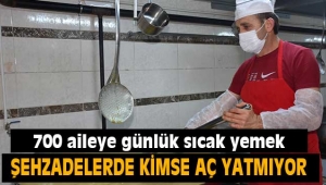 Şehzadeler'de 700 aileye günlük sıcak yemek