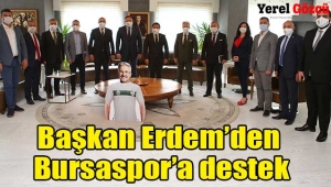 Başkan Erdem'den Bursaspor'a destek