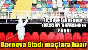 Bornova Stadı maçlara hazır