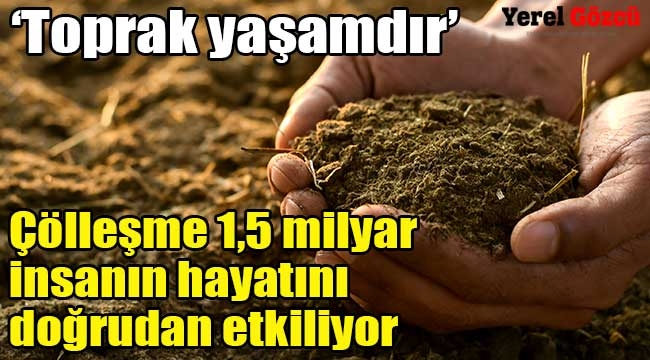 Çölleşme 1,5 milyar insanın hayatını doğrudan etkiliyor