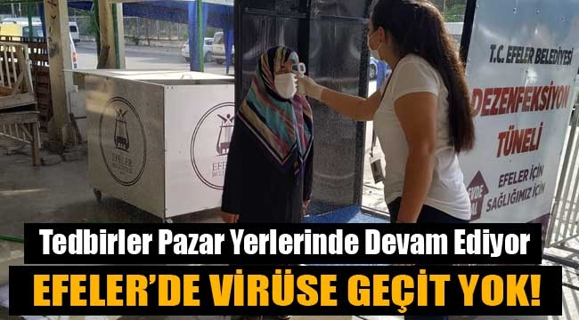 Koronavirüs Tedbirleri Pazar Yerlerinde Devam Ediyor